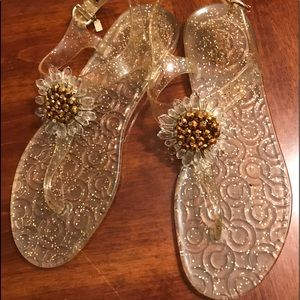 Coach jelly sandals 💋